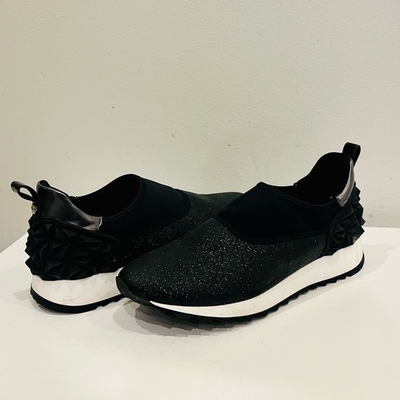 Cult sneakers with faceted detail on heel and glittered detail - Picture 8 of 9